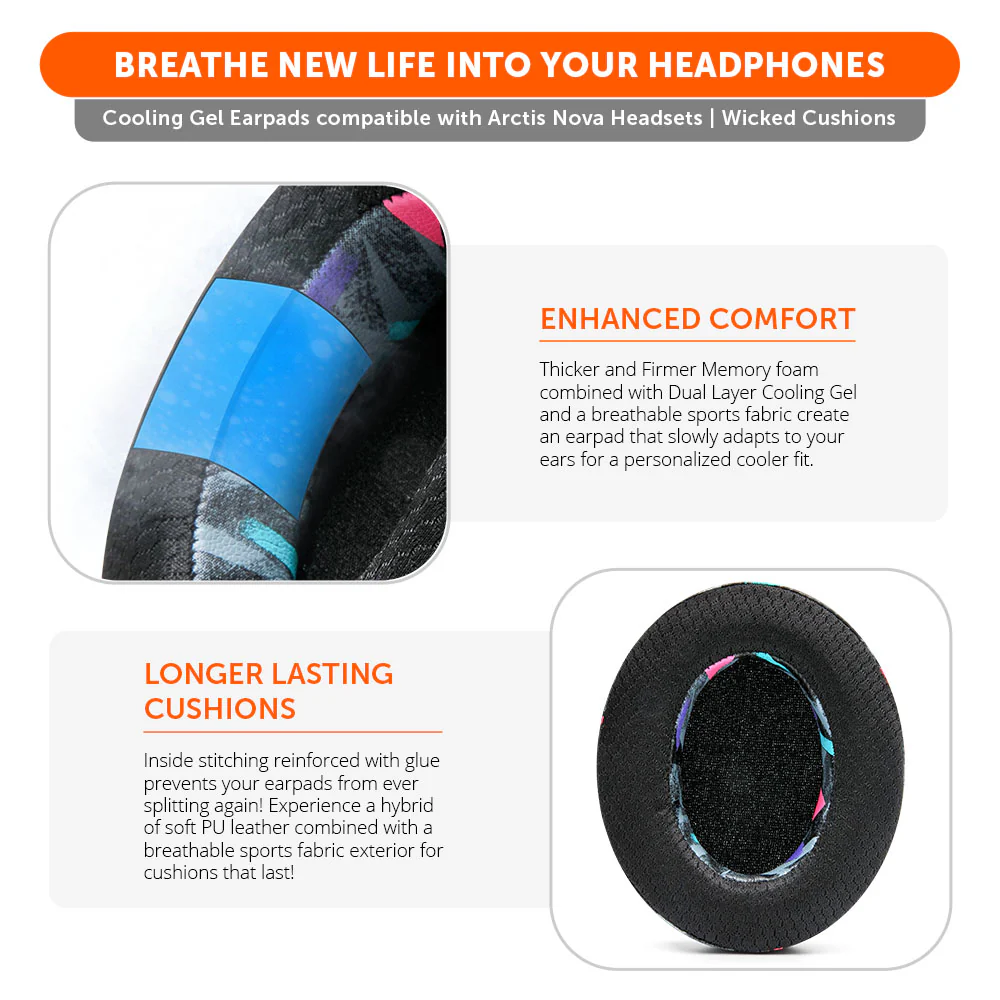 Earpads, Headband, & Speaker Plates Mod Kit for Arctis Nova Headsets - Image 10