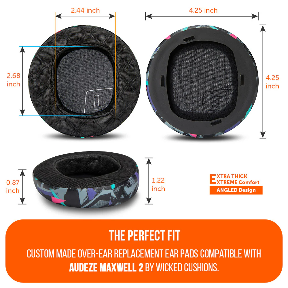 Audeze Maxwell 2 Earpad, Headband & Speaker Plate Upgrade Kit – WC Mod Kit Maxwell 2 - Image 12