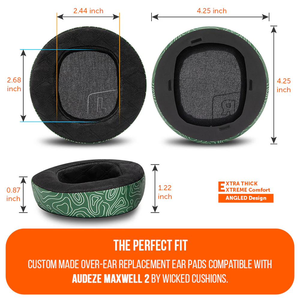 Audeze Maxwell 2 Earpad, Headband & Speaker Plate Upgrade Kit – WC Mod Kit Maxwell 2 - Image 28
