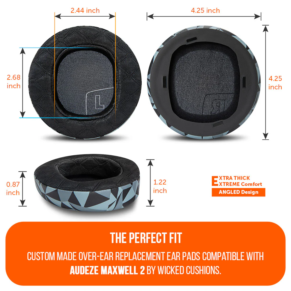Audeze Maxwell 2 Earpad, Headband & Speaker Plate Upgrade Kit – WC Mod Kit Maxwell 2 - Image 36