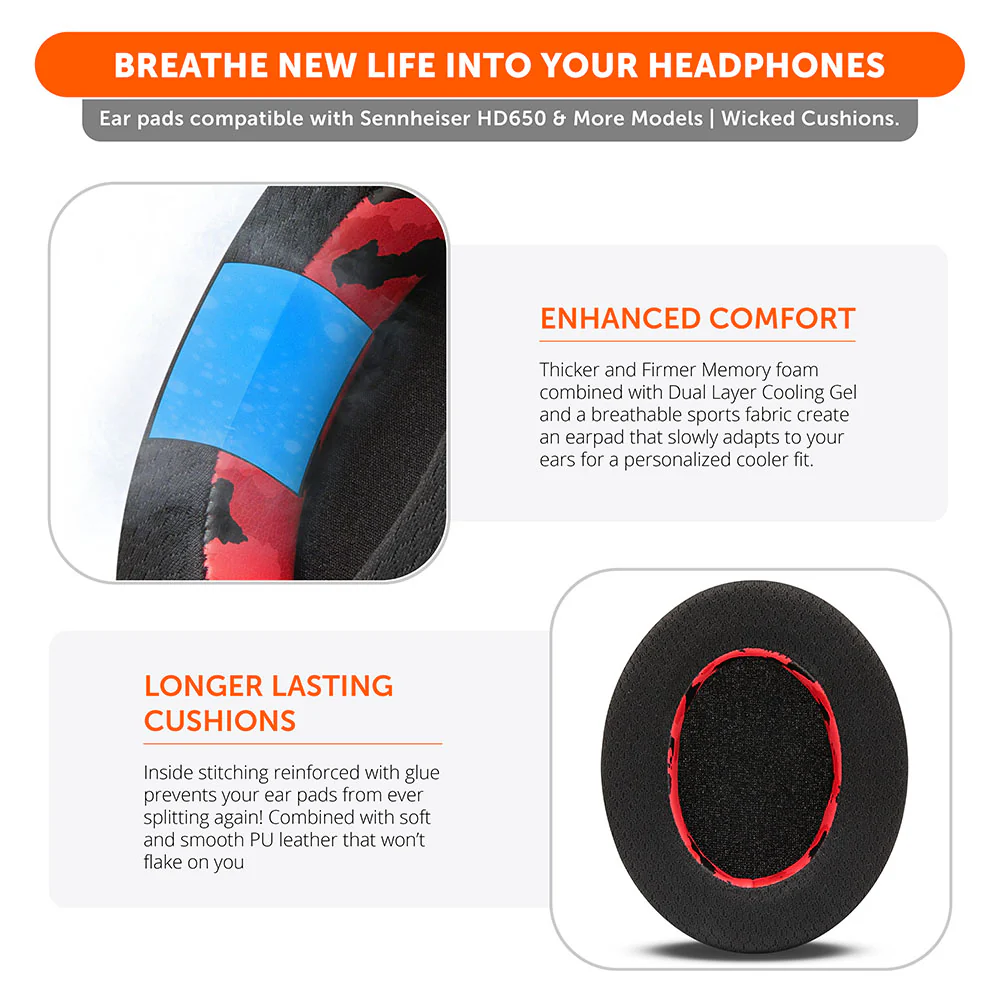 Sennheiser HD6XX & HD600 Gel Earpads - WC FreeZe HD - Image 21