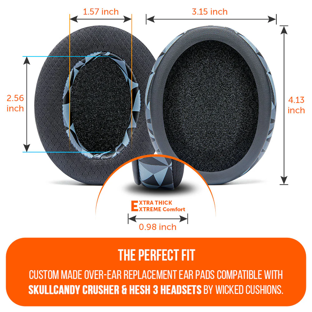Skullcandy Hesh 3, Evo, and Crusher Replacement Earpads - WC FreeZe Crusher - Image 32